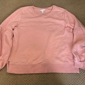 Pink crew neck